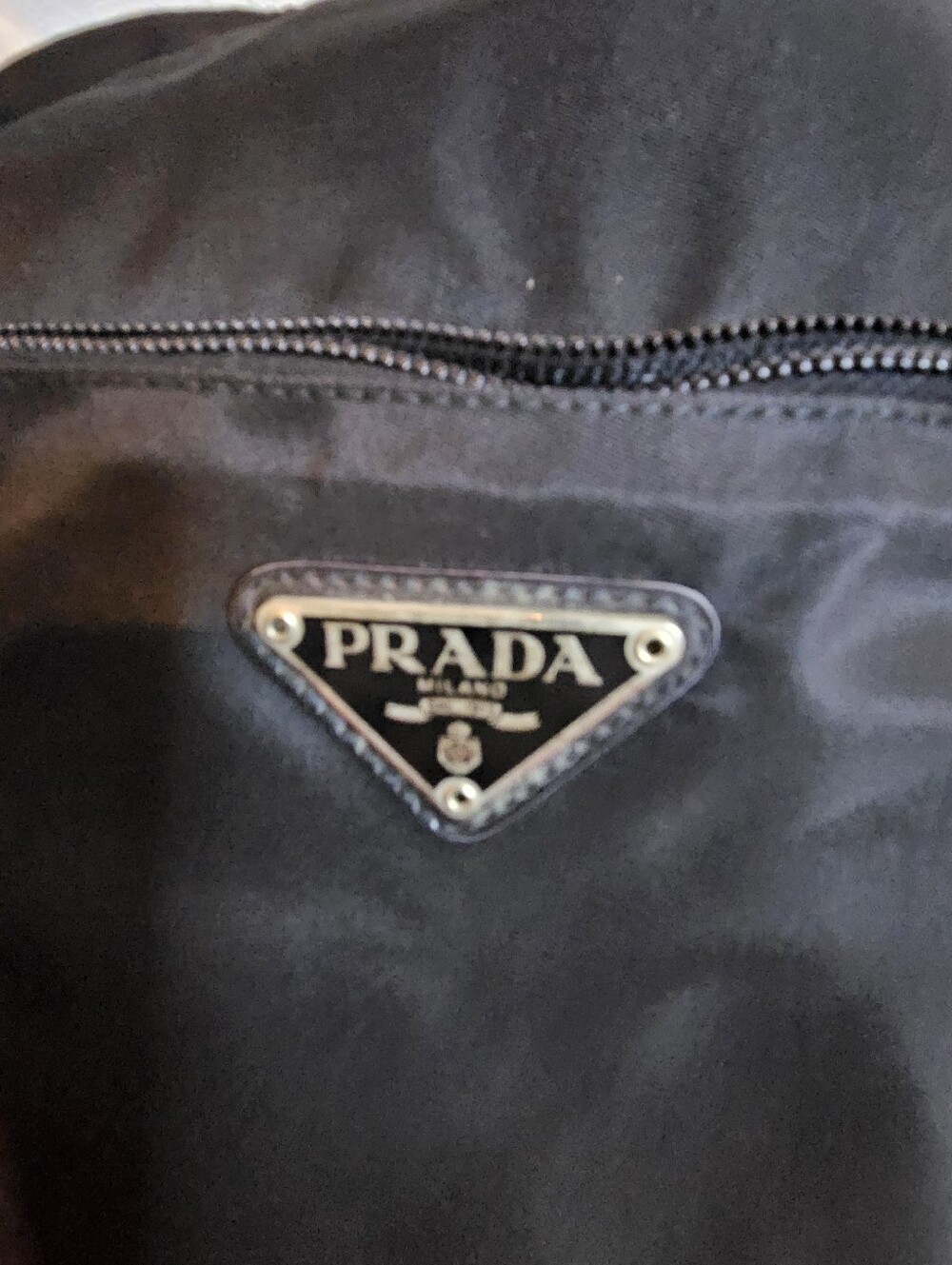 Prada Black Nylon Messenger Crossbody Bag - Picture 2 of 6